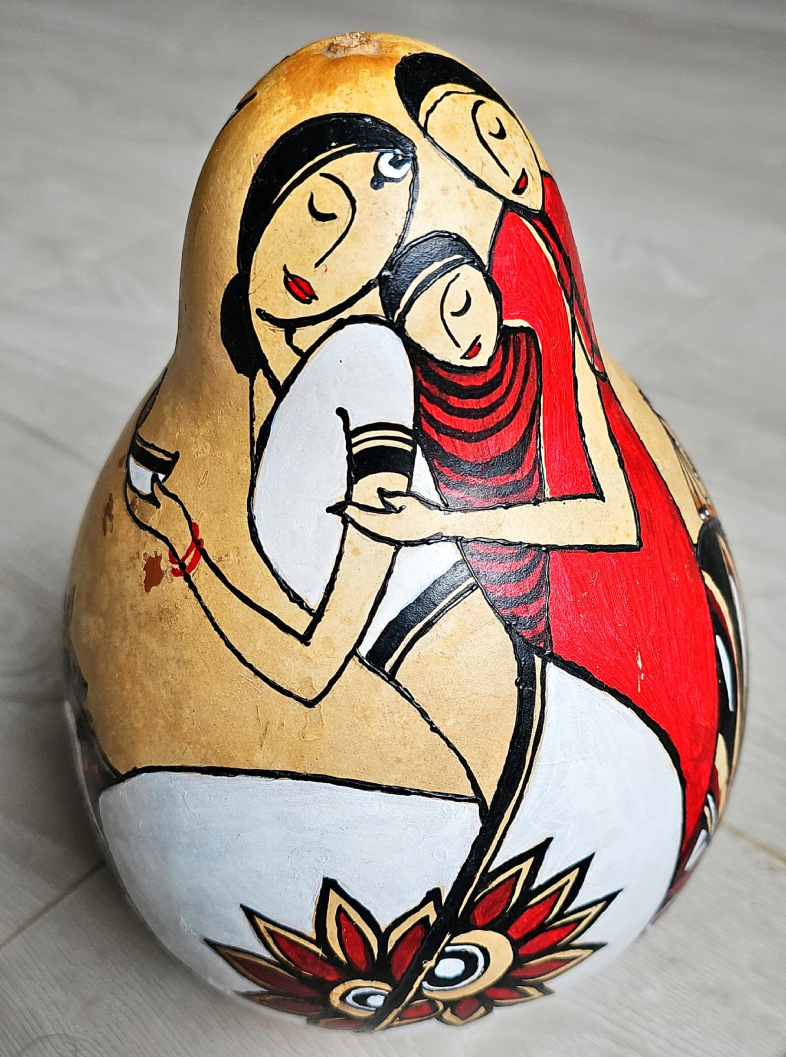 Hand painted Gourd -I