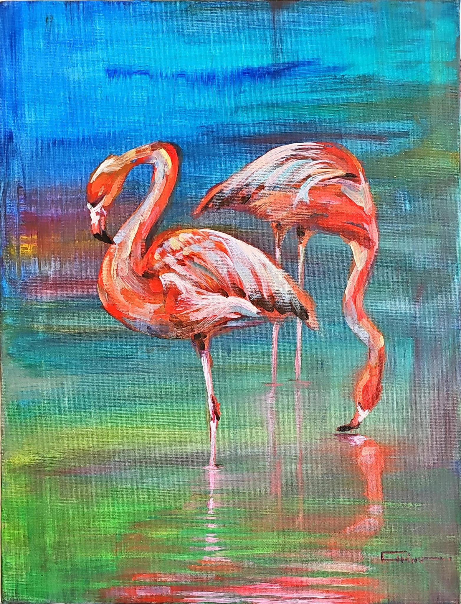 The Flaming Flamingo